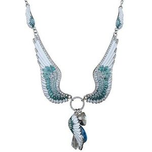 Ritzy Couture "Angels Among Us" Multi Charm Necklace (Silvertone)